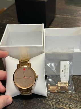 kate spade Rose Gold-Tone Bracelet Watch